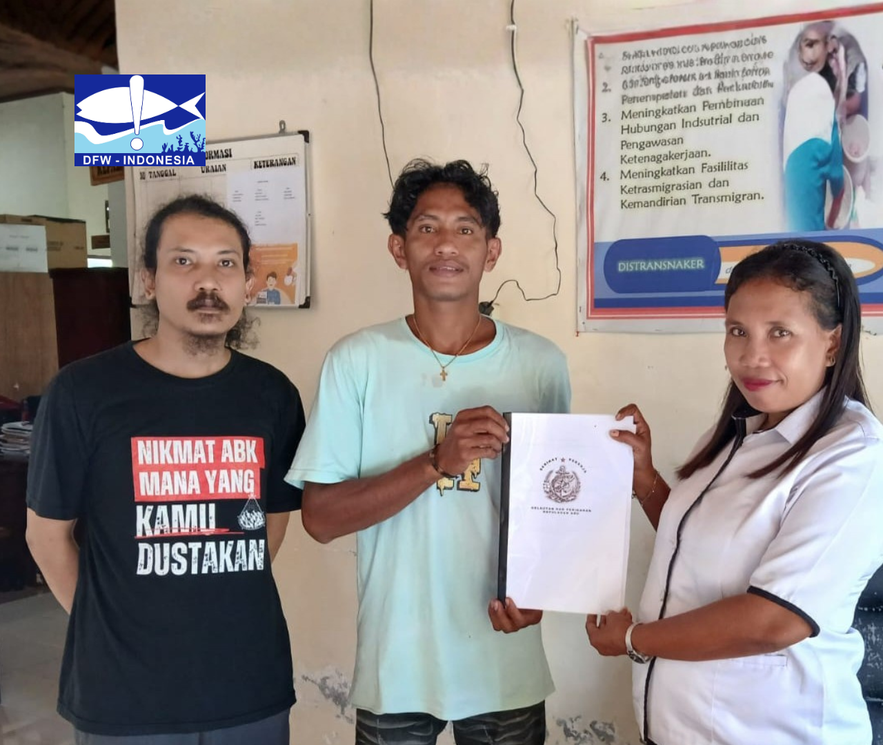 Pendaftaran SPEKA Aru ke Disnakertrans Kabupaten Kepulauan Aru