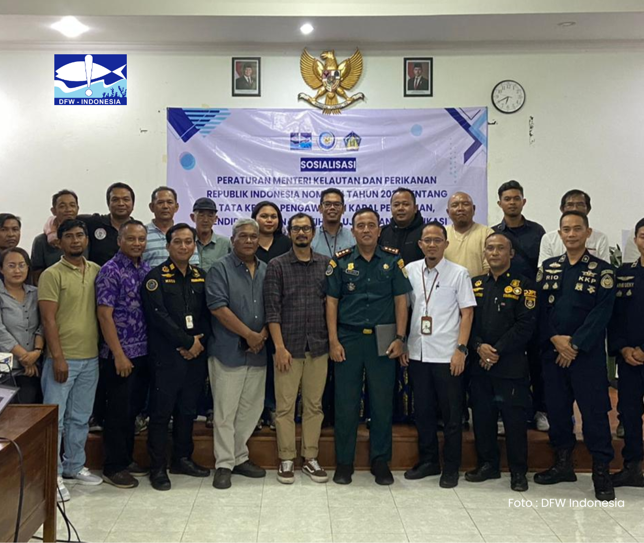 DFW Indonesia Kerjasama dengan PPN Pengambengan Sosialisasikan Permen KP 4/2026